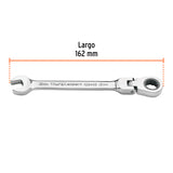 Llave Combinada con Matraca 12 mm Flexible, Expert