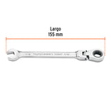 Llave Combinada con Matraca 7/16' Flexible, Expert