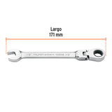 Llave Combinada con Matraca 1/2' Flexible, Expert