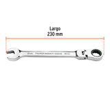 Llave Combinada con Matraca 18 mm Flexible, Expert