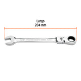 Llave Combinada con Matraca 5/8' Flexible, Expert