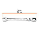 Llave Combinada con Matraca 3/4' Flexible, Expert