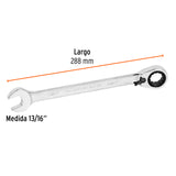 Llave Combinada Matraca Reversible 13/16'X288 mm Largo, Expert
