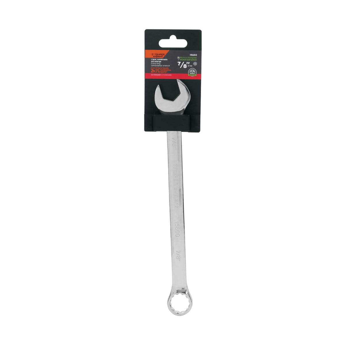 Llave Combinada Extralarga 7/8' X 316 mm de Largo, Expert