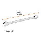 Llave Combinada Extralarga 7/8' X 316 mm de Largo, Expert