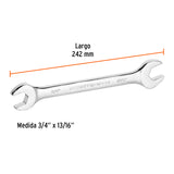 Llave Española, 3/4 X 13/16' X 242 mm de Largo, Expert