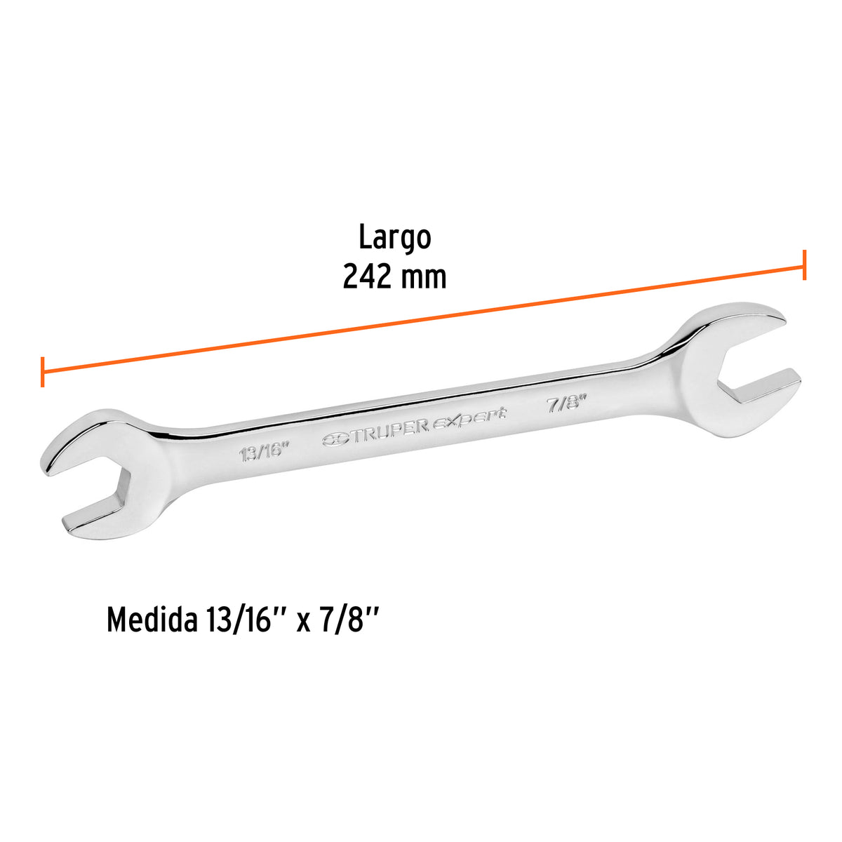 Llave Española, 13/16 X 7/8' X 242 mm de Largo, Expert