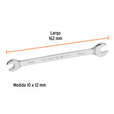 Llave Española 10 X 12 X 162 mm de Largo, Truper Expert