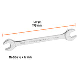 Llave Española 16 X 17 X 198 mm de Largo, Truper Expert