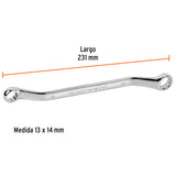 Llave de Estrías 13 X 14 X 231 mm Largo, Truper Expert