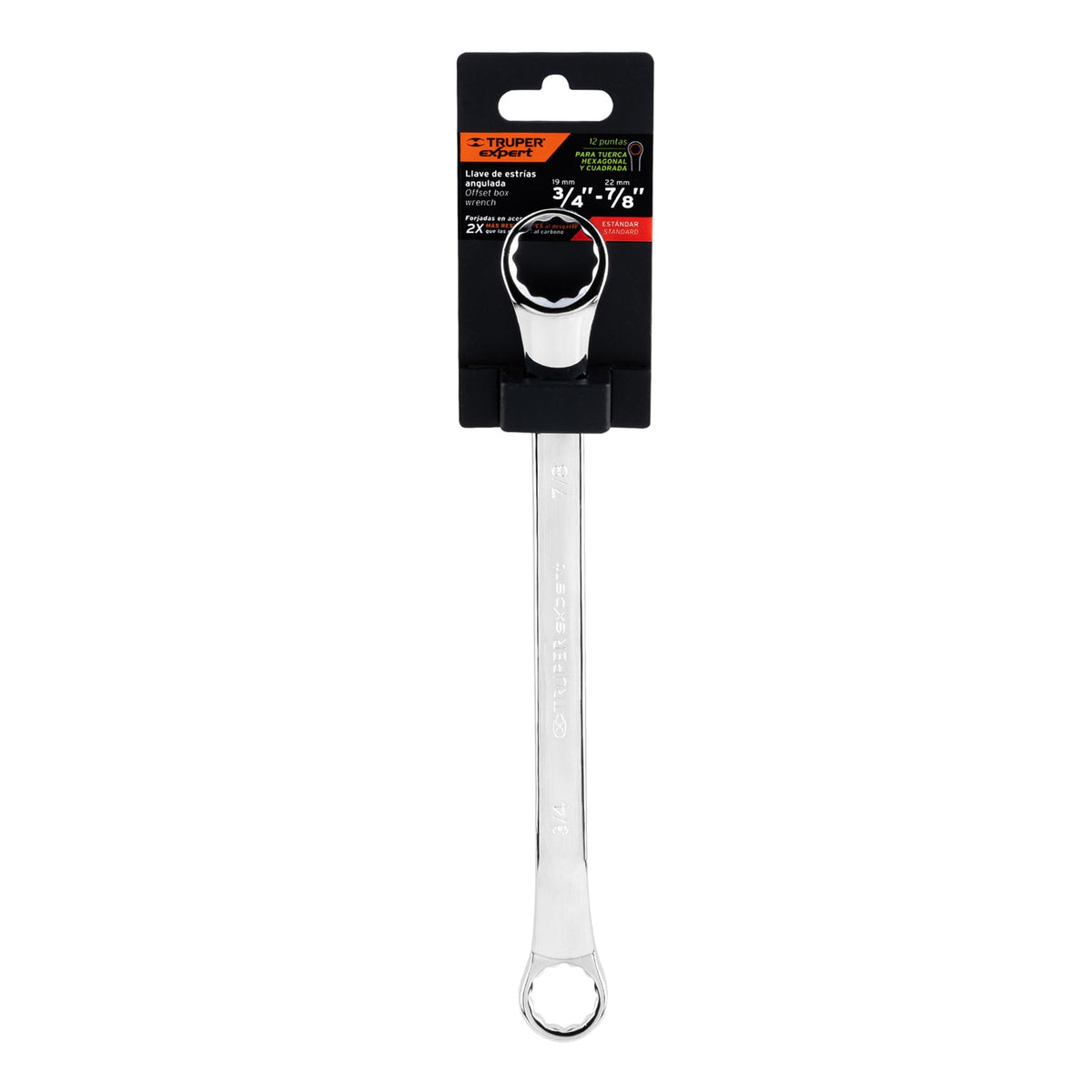 Llave de Estrías 3/4 X 7/8' X 291 mm Largo, Truper Expert