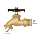 Llave para Manguera, de Latón, 100G, 1/2', Granel, Pretul