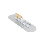 Llana Canto Redondo 16' X 5' con Mango de Madera, Truper