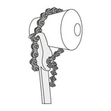 Llave Universal con Cadena con Mango de 11', Truper