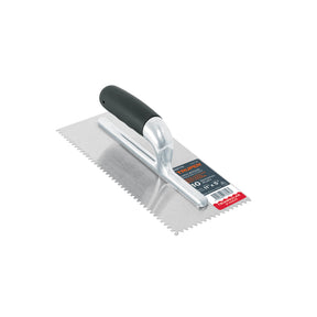 Llana 11' dentado triangular, 10 remaches, mgo comfort grip