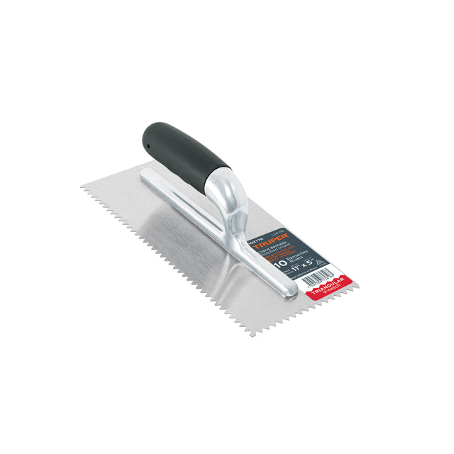 Llana 11' dentado triangular, 10 remaches, mgo comfort grip