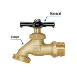 Llave para Manguera, de Latón, 100G, 1/2', Blíster, Basic