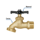 Llave para Manguera, de Latón 100G, 1/2', Granel, Basic