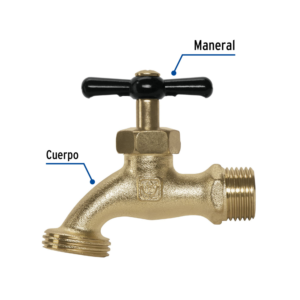 Llave para Manguera, de Zamac, 110 g, 1/2', Basic