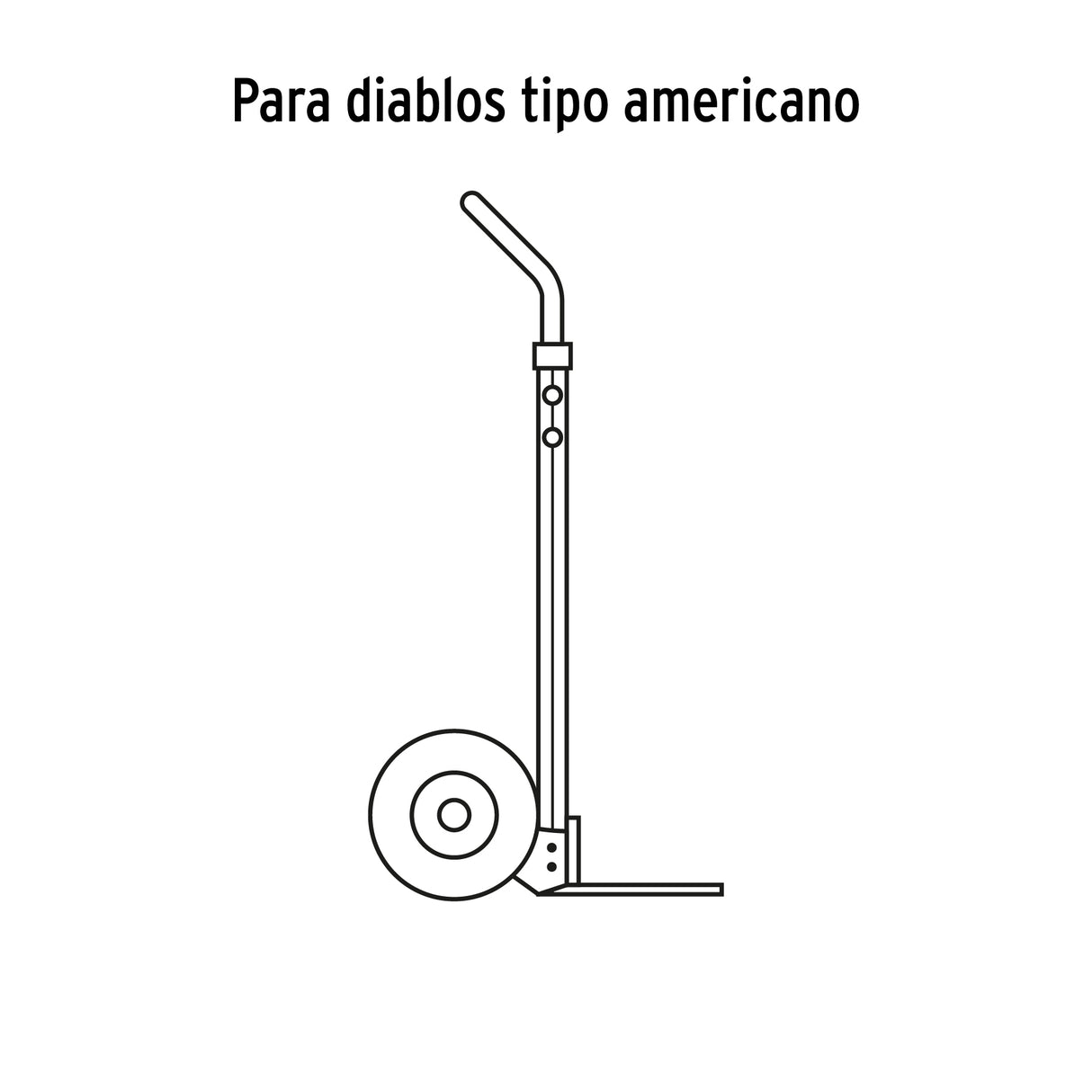 Rueda Neumática 10' para Eje Lateral, Truper