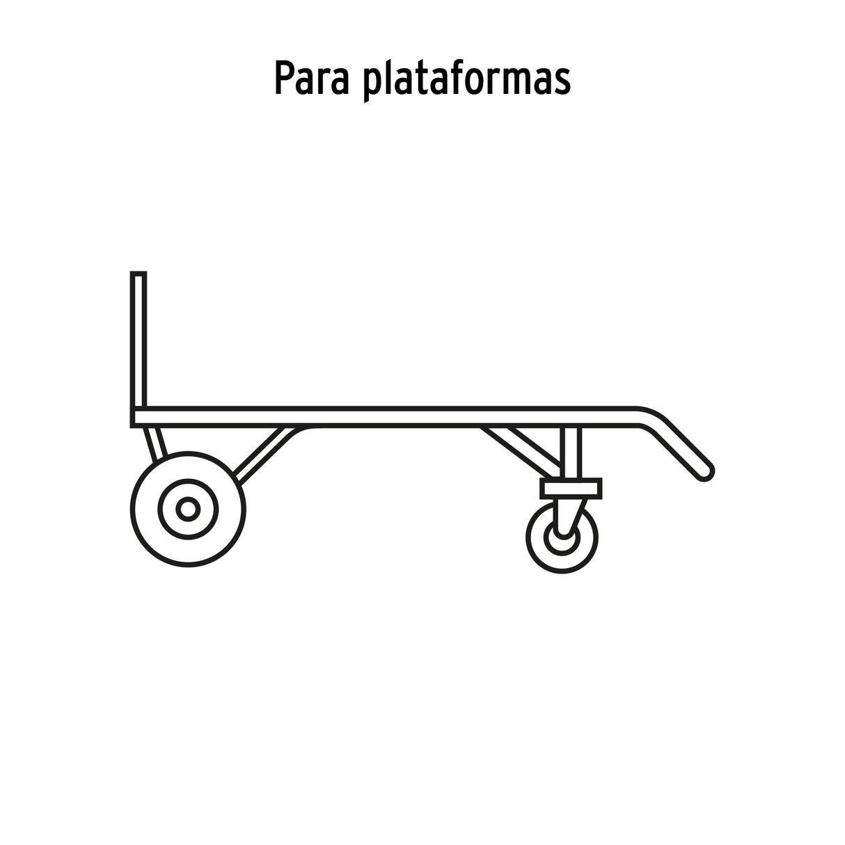Rueda Neumática 8' para Eje Central, Truper