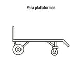 Rueda Neumática 8' para Eje Central, Truper