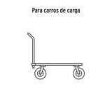 Rueda Neumática 8' para Eje Central, Truper