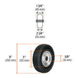 Rueda Imponchable 8' para Eje Lateral, Truper