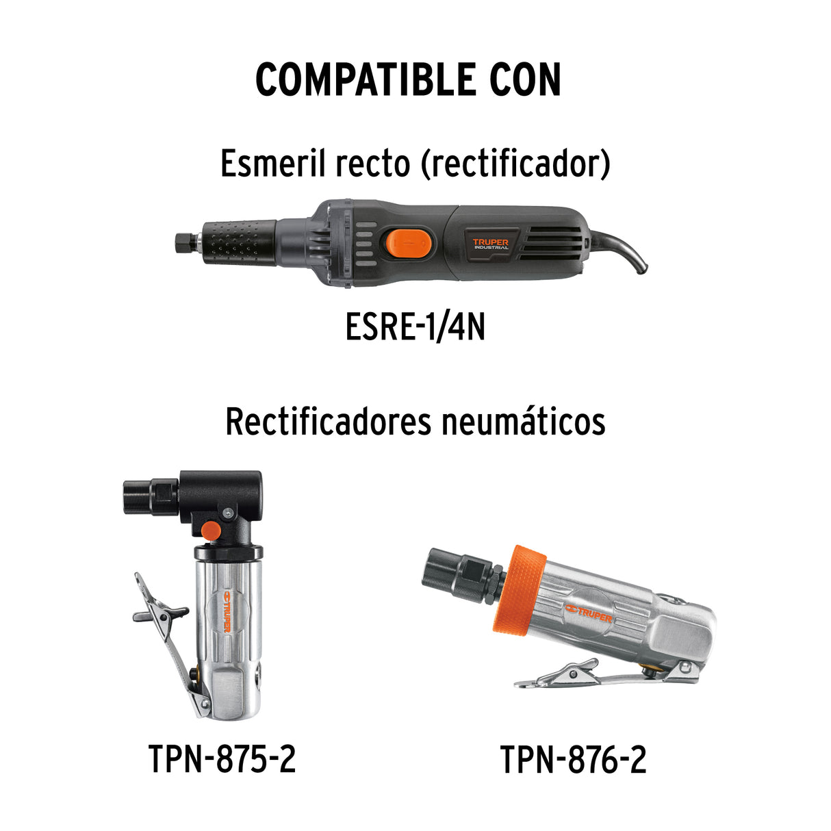 Lima Rotativa Punta Esférica, 13 mm, Truper