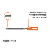 Lima Triangular 8' para Machete, 36 Dpp, con Mango, Truper