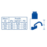 Mezcladora 4' para Lavabo, Tubular, Cartucho Cerámico