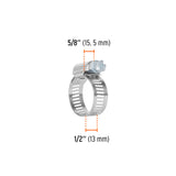 Bolsa C/2 Abrazaderas sin Fin # 10, 3/4 - 1-1/16', Truper