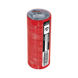 Cinta de Aislar de 9 m X 19 mm, Roja, Truper