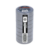 Cinta de Aislar de 18 m X 19 mm, Gris, Truper