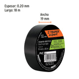 Cinta de Aislar 19 mm X 18M Truper Expert