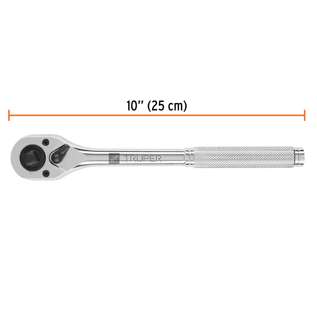 Matraca Doble Cuadros 3/8'y 1/2', Truper