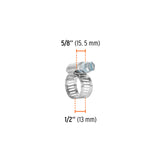 Bolsa C/4 Abrazaderas sin Fin # 4, 3/8 - 5/8', Truper