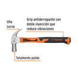 Martillo Cabeza Cónica 27 mm Uña Curva, Mango Fibra Vidrio