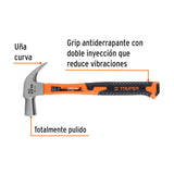 Martillo Cabeza Cónica 29 mm Uña Curva, Mango Fibra Vidrio