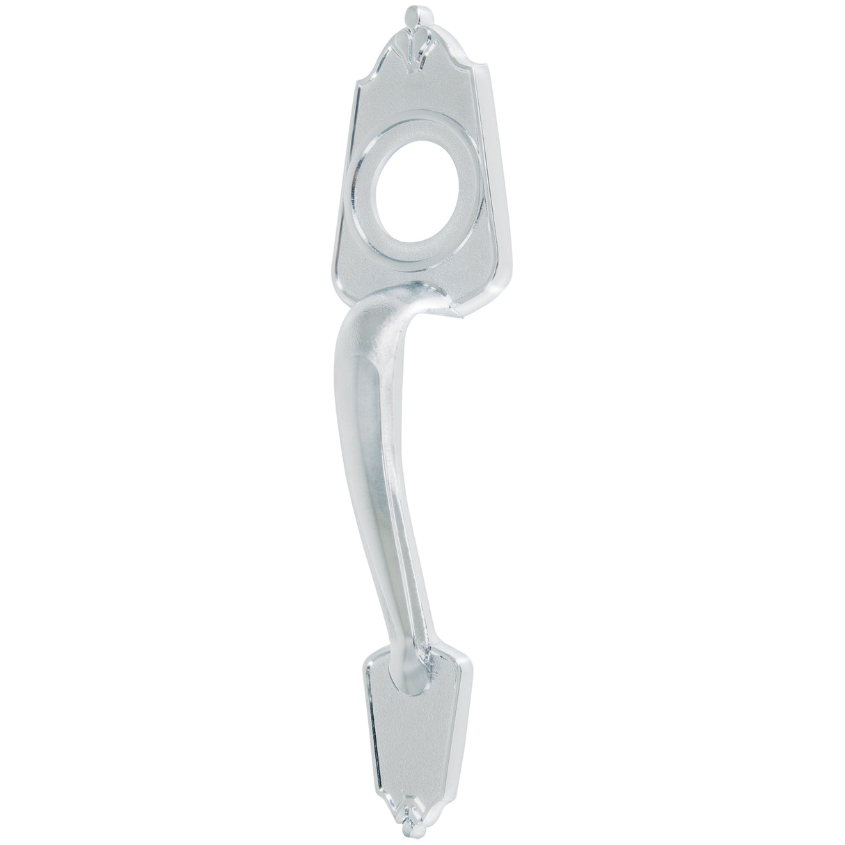 Chapetón Metálico para Puerta, Acabado Cromo Mate