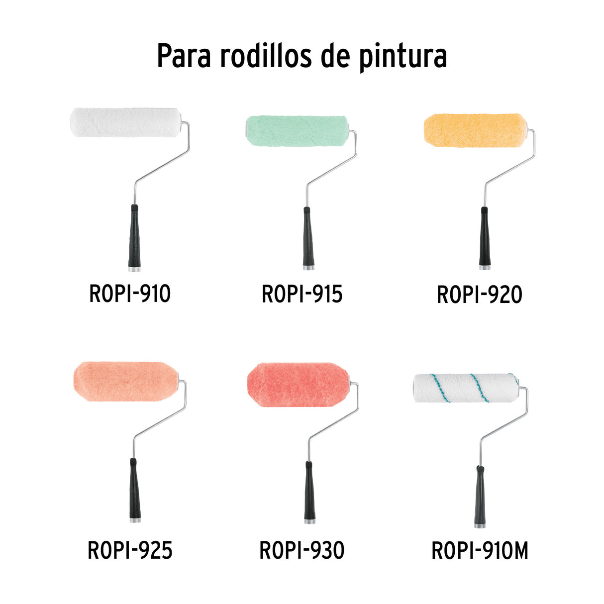 Maneral de 9', Reforzado, con Jaula para Rodillo, Truper