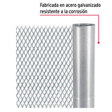 Rollo de 11 m X 0.92 m Malla Mosquitera de Acero Galvanizado