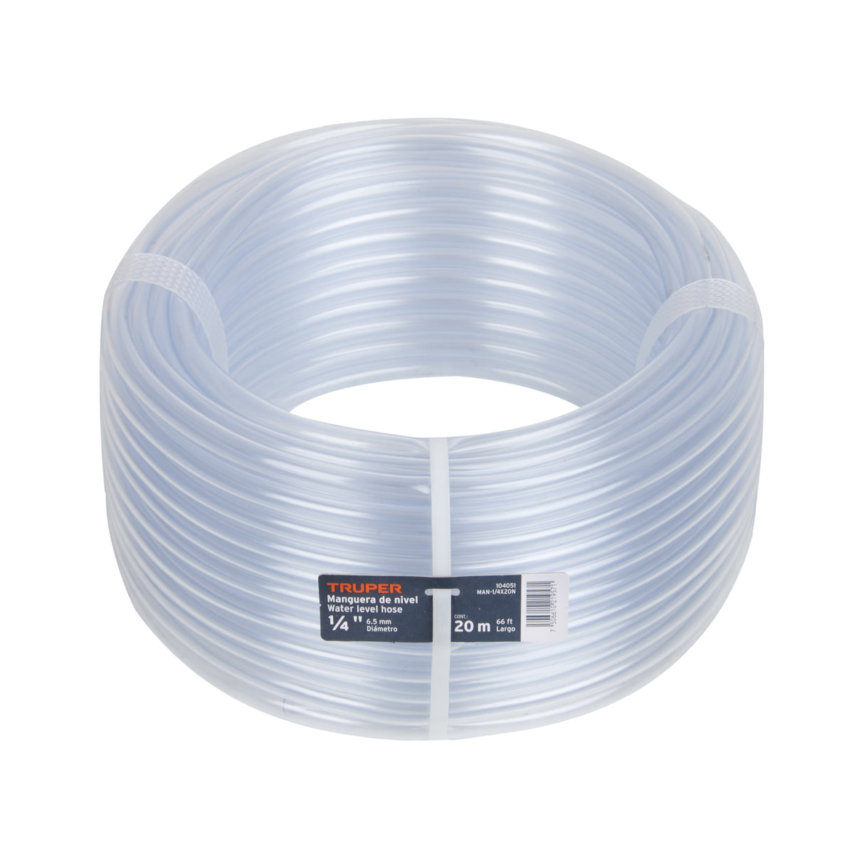 Manguera de Nivel, 1/4', Rollo de 20M, Truper