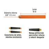 Manguera para Compresor, de PVC, 10M X 3/8', Truper