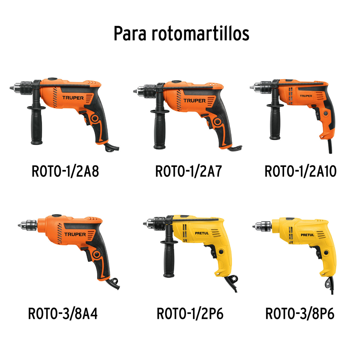 Mango de Repuesto para ROTO-1/2A7, ROTO-1/2A8, ROTO-1/2A9