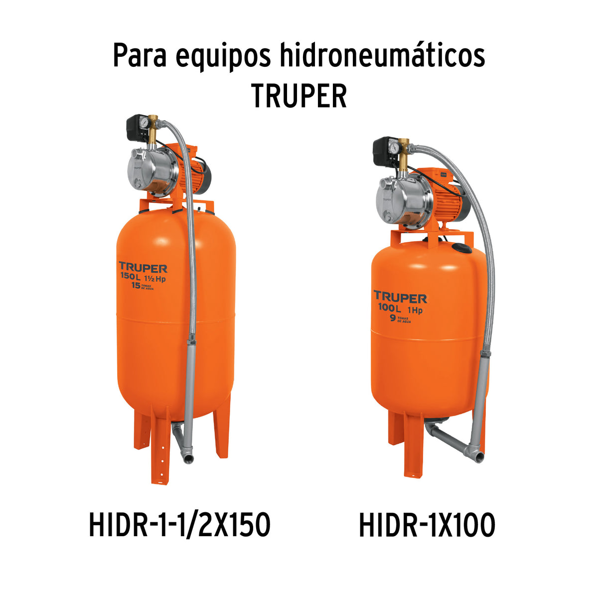 Manómetro para Equipos Hidroneumáticos, Truper