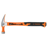 Martillo 18 Oz Uña Recta, Mango Fibra de Vidrio, Truper
