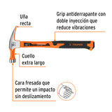 Martillo 18 Oz Uña Recta, Mango Fibra de Vidrio, Truper