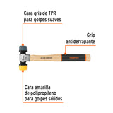 Martillo 35 mm con Caras Suaves Intercambiables, Truper Grip