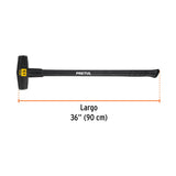 Marro Tipo Nevada 6 lb. Mango 36', Pretul